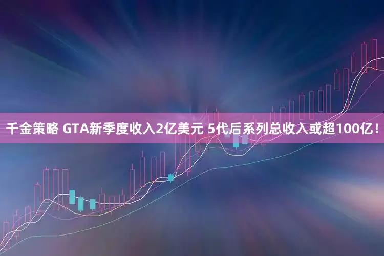 千金策略 GTA新季度收入2亿美元 5代后系列总收入或超100亿！